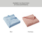 AVERO™ Floral Matelass Quilt, King, Blue Bedding - AVERO™