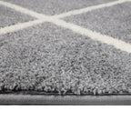 AVERO™ (2 pack) Diamond Plush Gray Indoor 30 in x 45 in Accent Rug - AVERO™