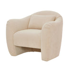 AVERO™ Beautiful Barrymore Accent Chair , Cream Shearling - AVERO™