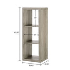 AVERO™ 3 Cube Storage Organizer, Rustic Gray - AVERO™