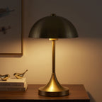 AVERO™ Modern Dome 18 in Touch On/Off Table Lamp, Brass - AVERO™