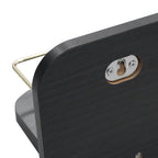 AVERO™ 23 inch Black Shelf with Gold Metal Rail - AVERO™
