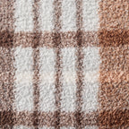 AVERO™ 3-Piece Brown Plaid Cozy Knit Comforter Set, King - AVERO™