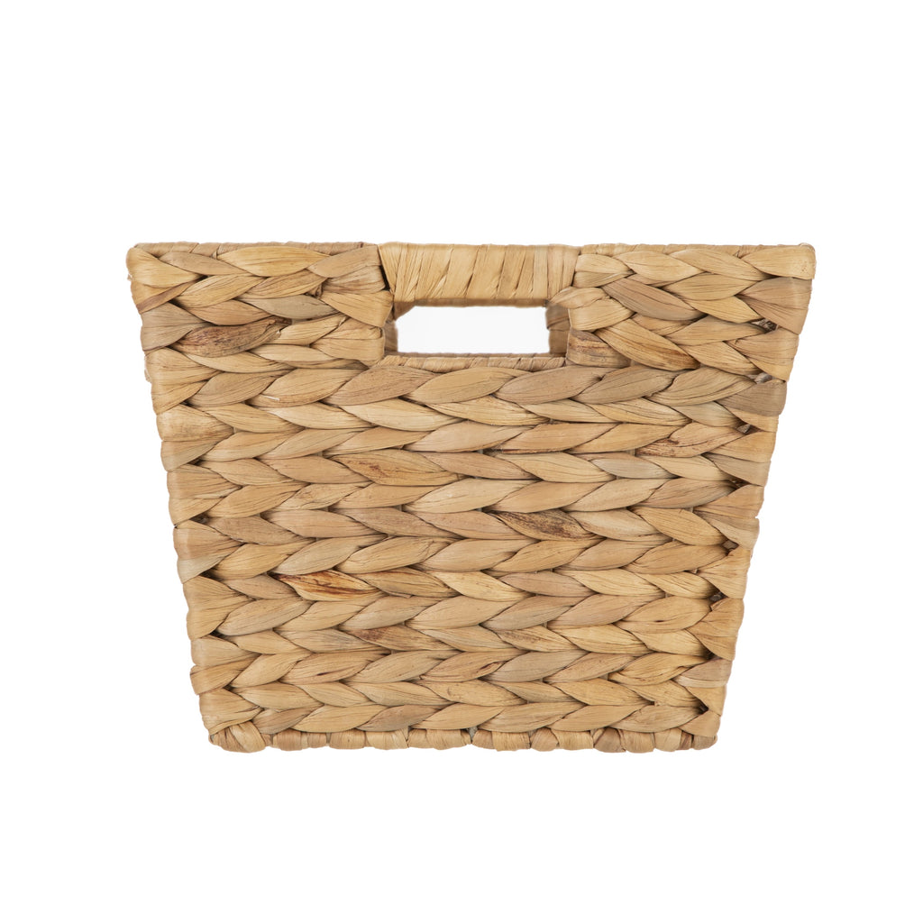 AVERO™ (2 pack) Large Water Hyacinth Decorative Storage Basket with Handles, 14 in x 11 in x 8.5 in - AVERO™