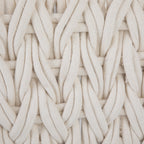AVERO™ (2 pack) Medium White Woven Rope Decorative Storage Basket with Handles, 14.3 in x 11 in x 9 in - AVERO™