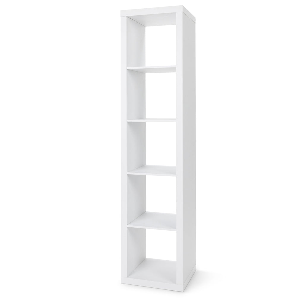 AVERO™ 5 Cube Vertical Storage Organizer, White Texture - AVERO™