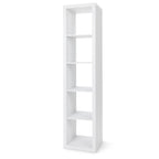 AVERO™ 5 Cube Vertical Storage Organizer, White Texture - AVERO™