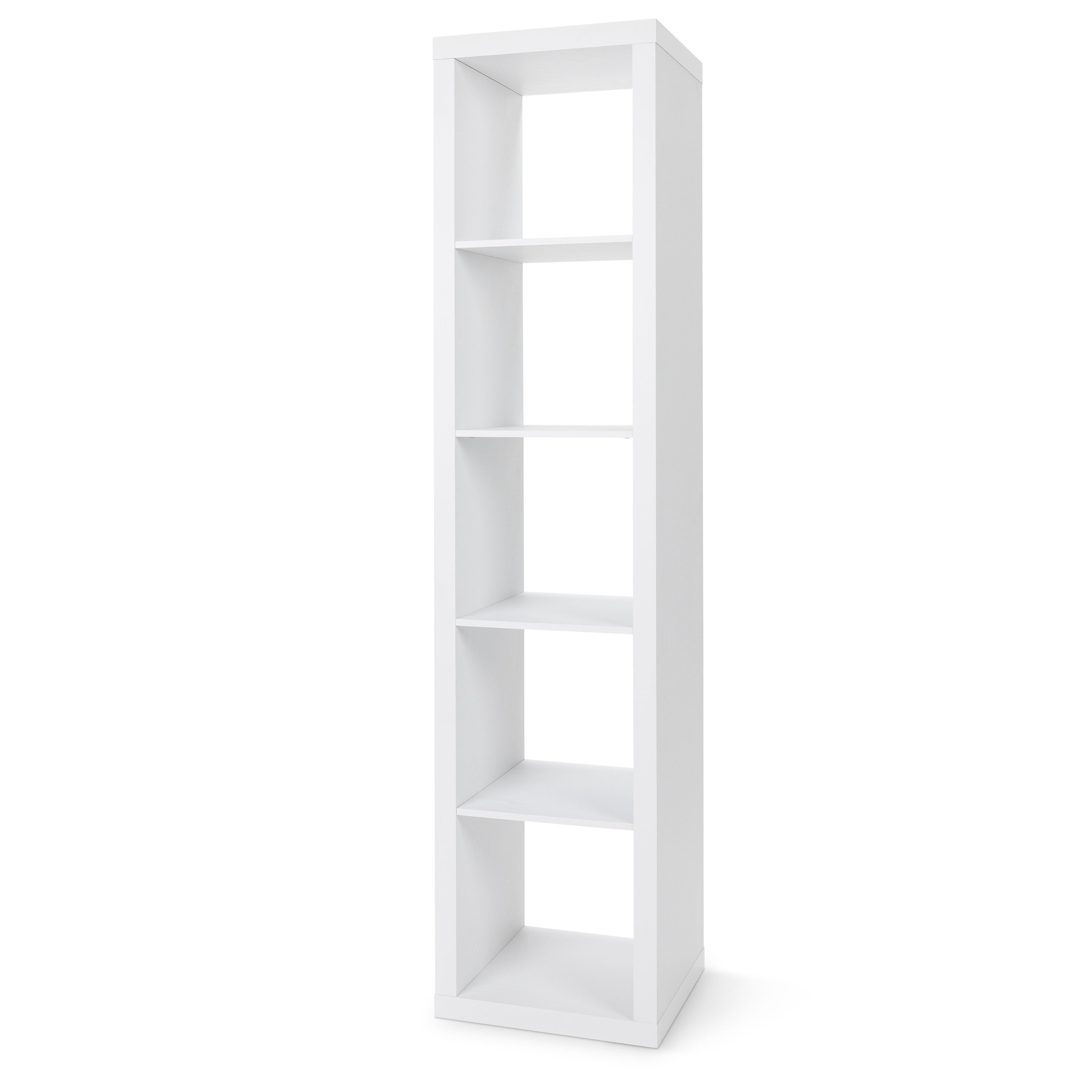 AVERO™ 5 Cube Vertical Storage Organizer, White Texture - AVERO™