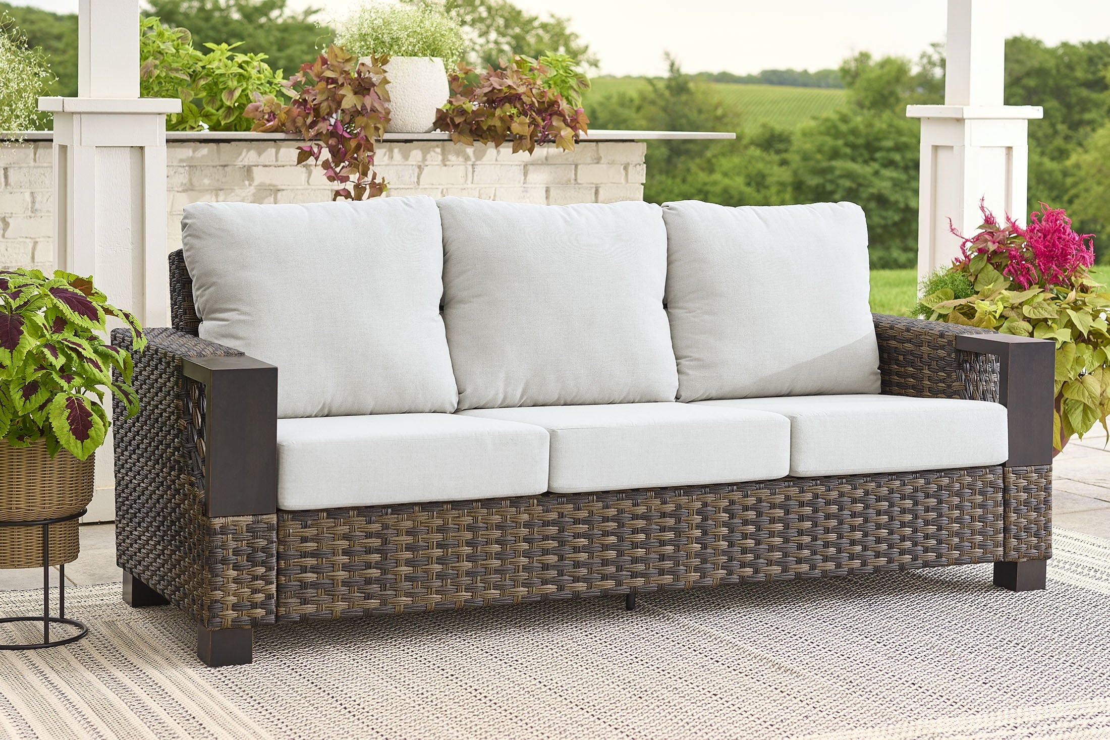 AVERO™ Rockport 4-Piece Outdoor Conversation Set with Firepit Table - AVERO™