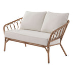AVERO™ Willow Sage All-Weather Wicker Outdoor Loveseat and Ottoman Set, Beige - AVERO™