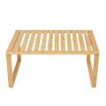 AVERO™ (2 Pack) Better Homes Gardens Bamboo Stackable Shelf Natural Bamboo Color Easy Assemble 16 x 10 x 1.18in - AVERO™