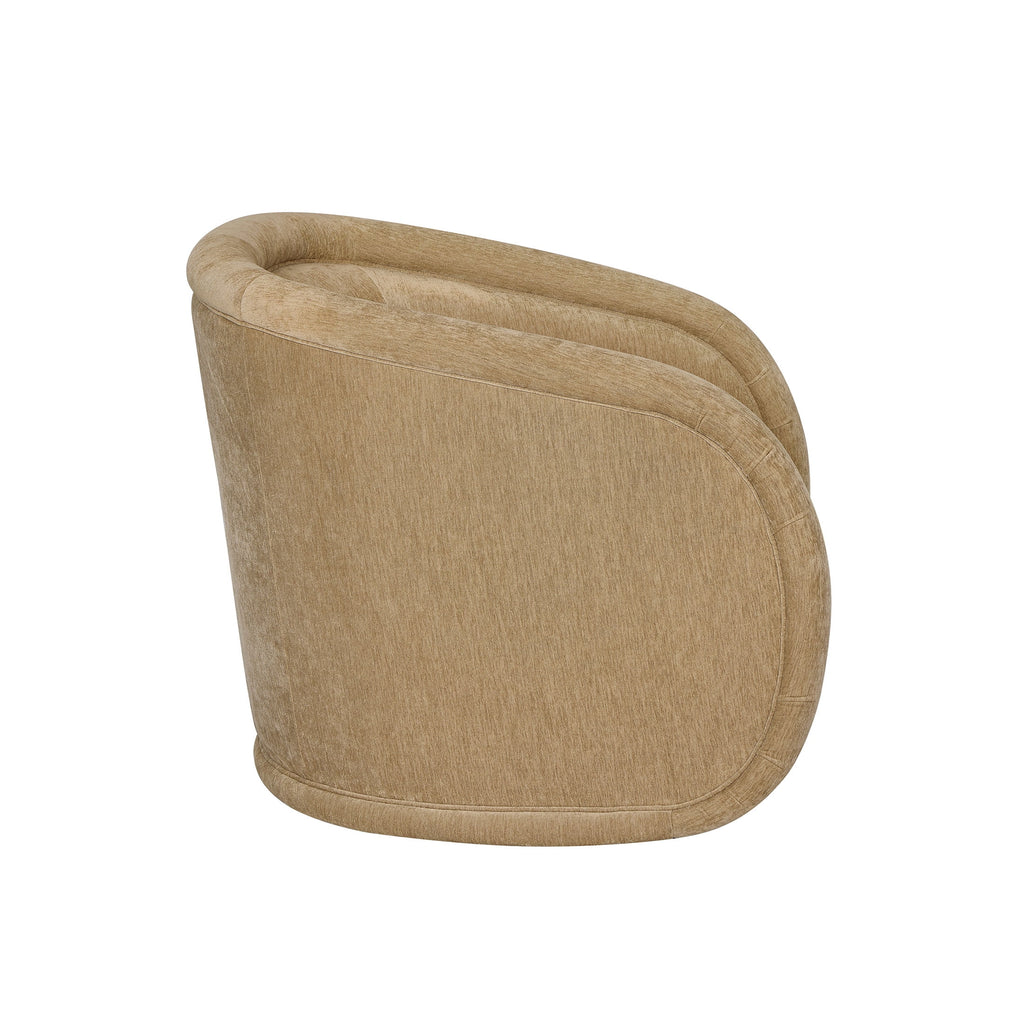 AVERO™ Sienna Swivel Accent Chair, Caramel Velvet Fabric - AVERO™