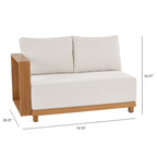 AVERO™ Juliet Beige Outdoor Loveseat Set with Patio Covers - AVERO™