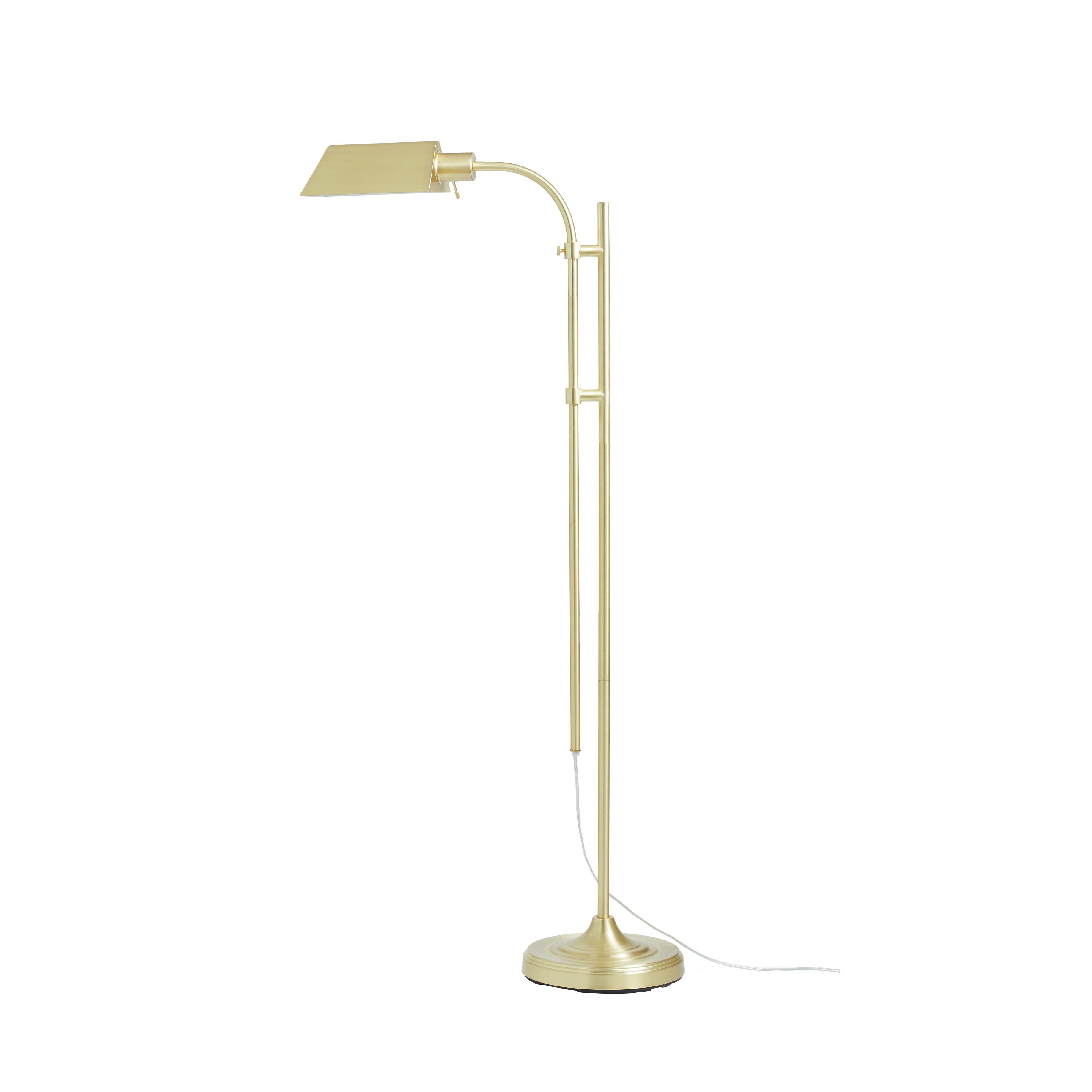 AVERO™ 1-Light Modern Adjustable Brass Floor Lamp Gold - AVERO™