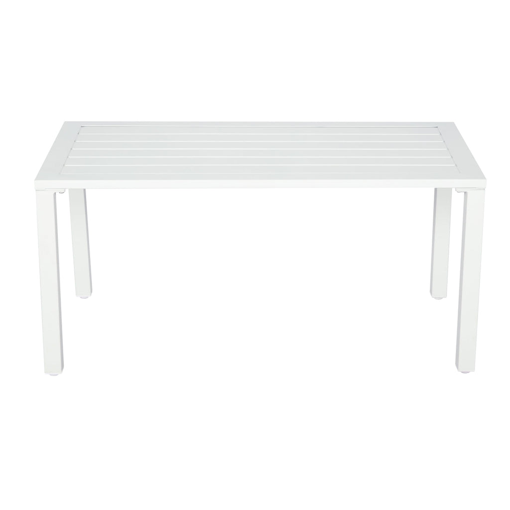 AVERO™ Dashwood 4pc Conversation Set, White with Blue - AVERO™