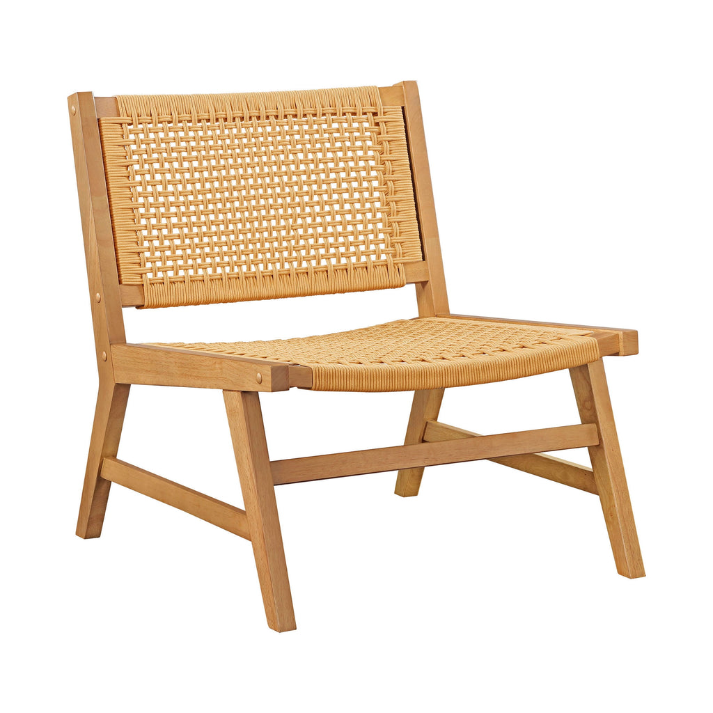 AVERO™ Vista Woven Accent Chair, Light Honey - AVERO™