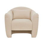 AVERO™ Beautiful Barrymore Accent Chair , Cream Shearling - AVERO™