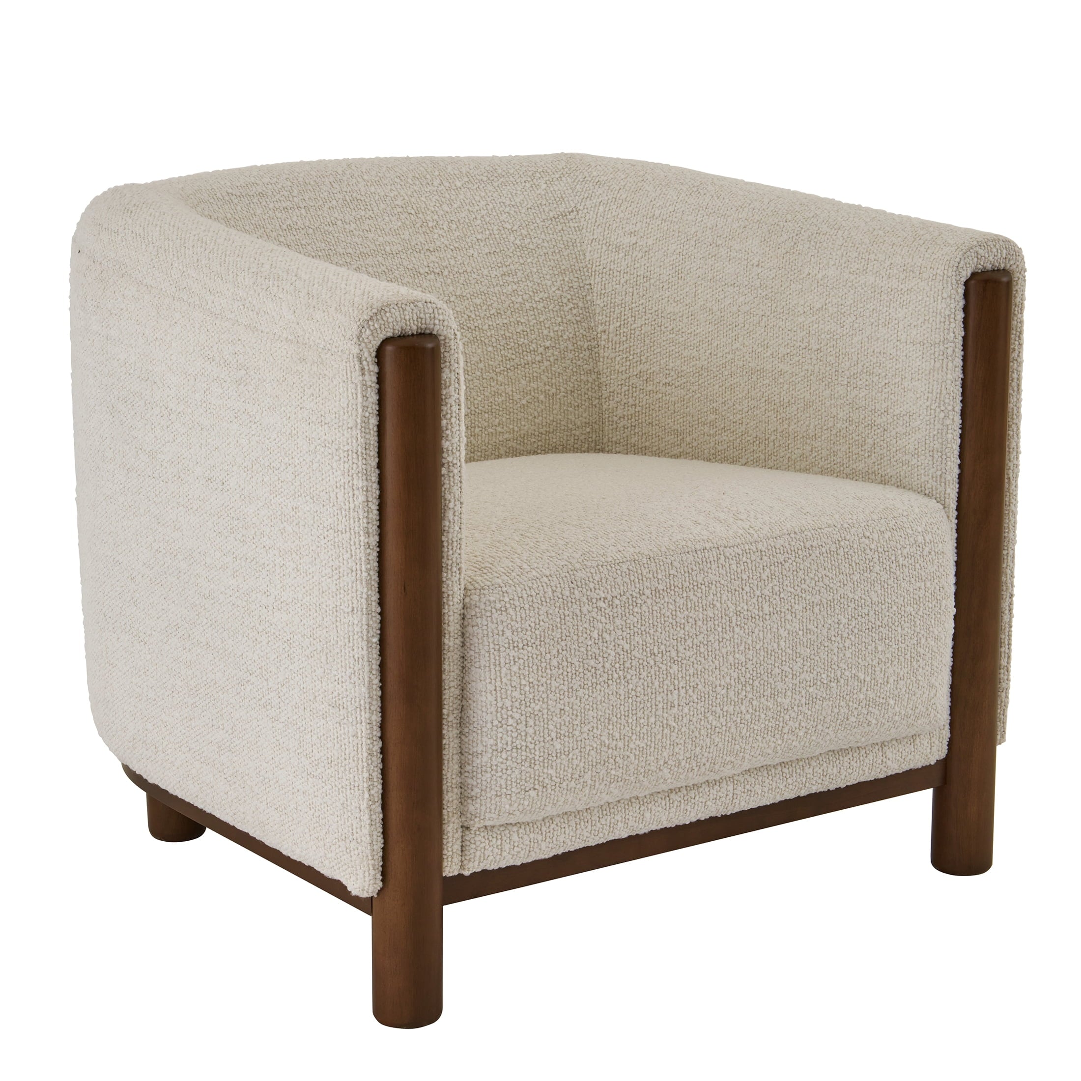 AVERO™ Adlin Accent Chair, Cream Boucle - AVERO™