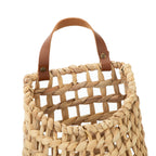 AVERO™ (2 Pack) Better Homes Gardens Water Hyacinth Hanging Basket with Faux Leather Strap - AVERO™