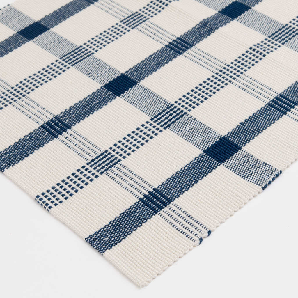 AVERO™ (3 Pack) Blue Plaid Outdoor Layering Rug 24 in x 36 in - AVERO™