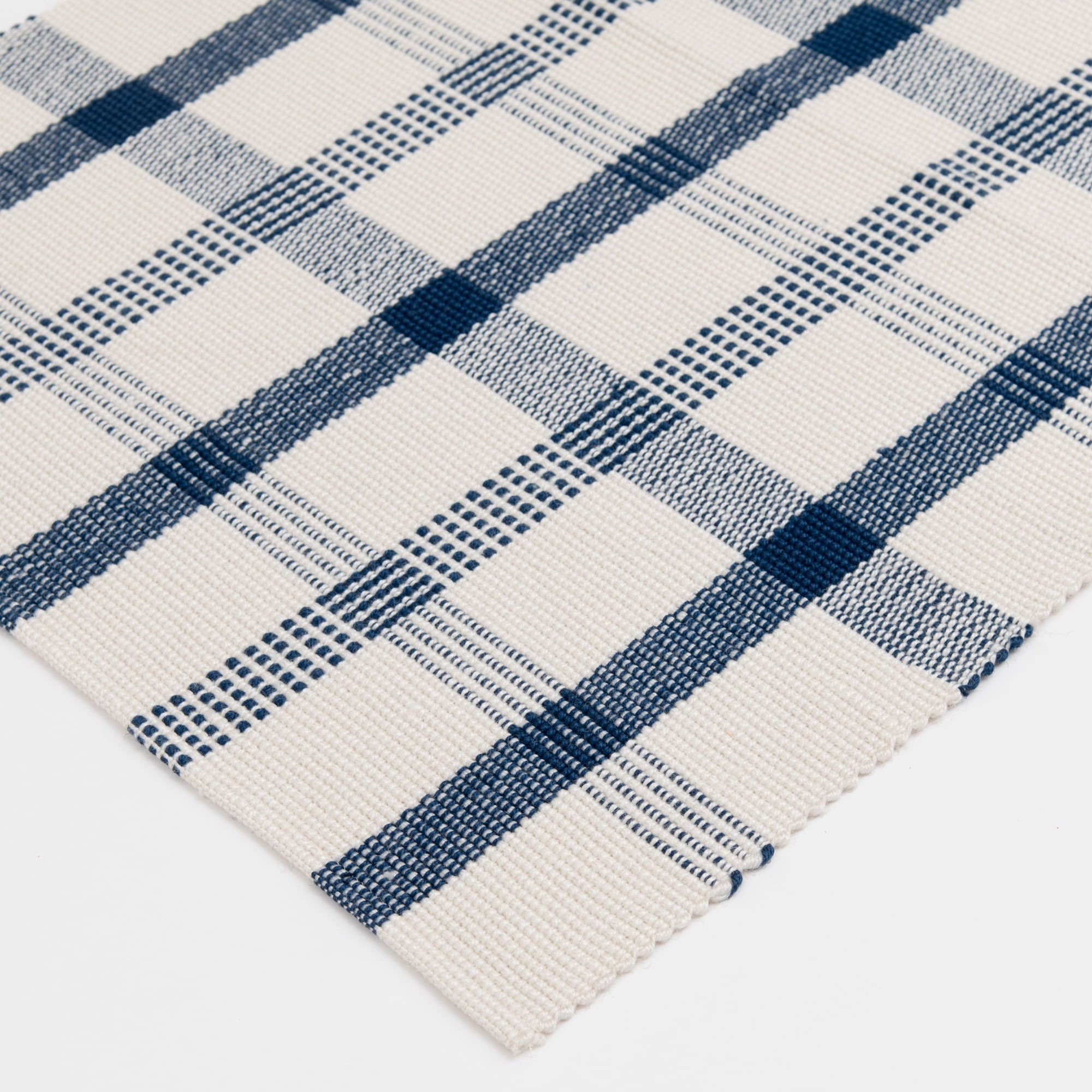 AVERO™ (3 Pack) Blue Plaid Outdoor Layering Rug 24 in x 36 in - AVERO™