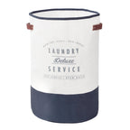 AVERO™ (2 pack) Ivory/Grey Canvas Laundry Hamper, 16 in x 25 in - AVERO™