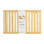 AVERO™ (2 Pack) Better Homes Gardens Bamboo Stackable Shelf Natural Bamboo Color Easy Assemble 16 x 10 x 1.18in - AVERO™
