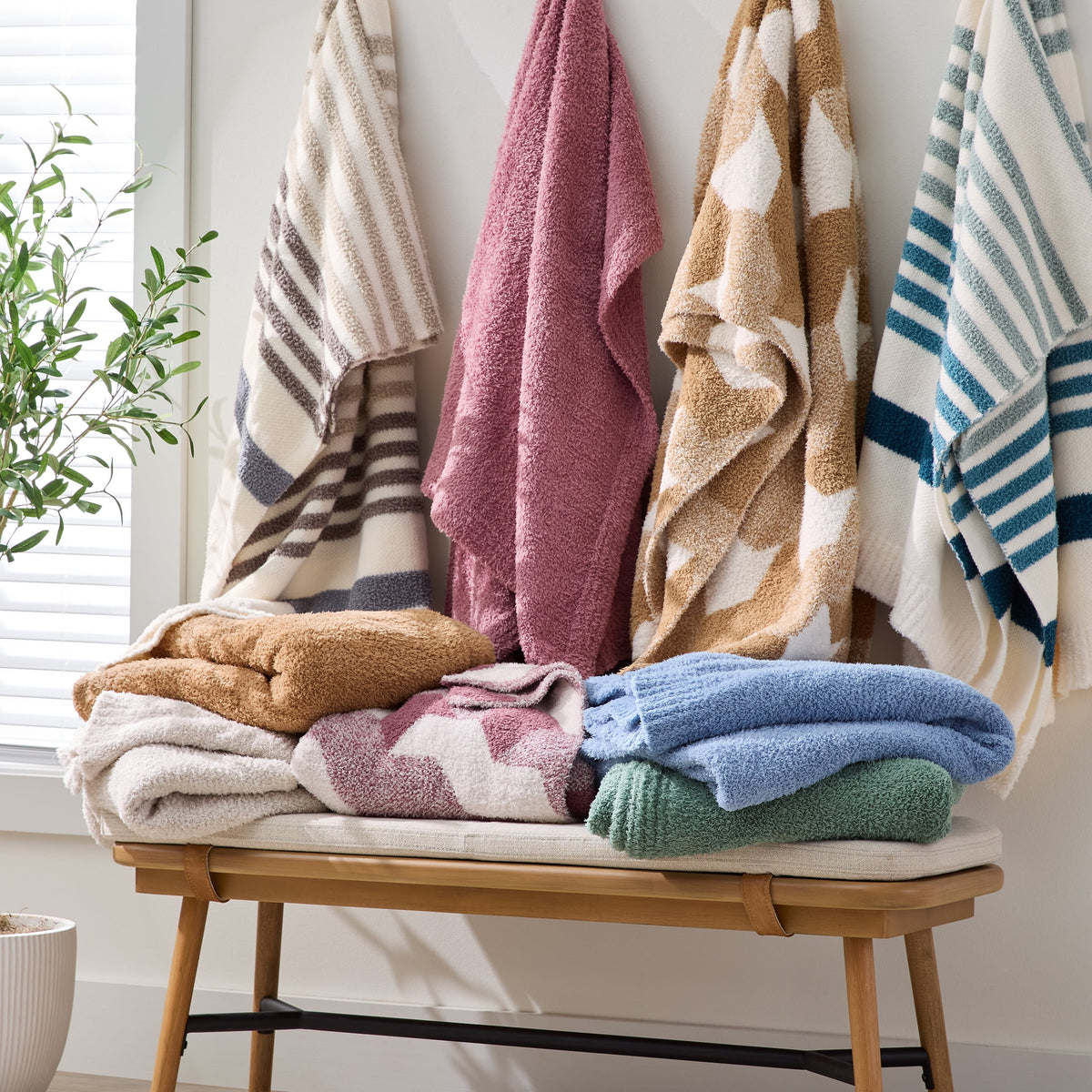 AVERO™ Cozy Knit Throw Blanket, Blue Silver, 50 x 72 in - AVERO™