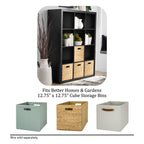 AVERO™ 12 Cube Storage Organizer, Solid Black - AVERO™