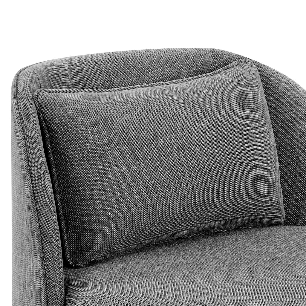 AVERO™ Juliet Modern Arch Swivel Accent Chair, Gray - AVERO™