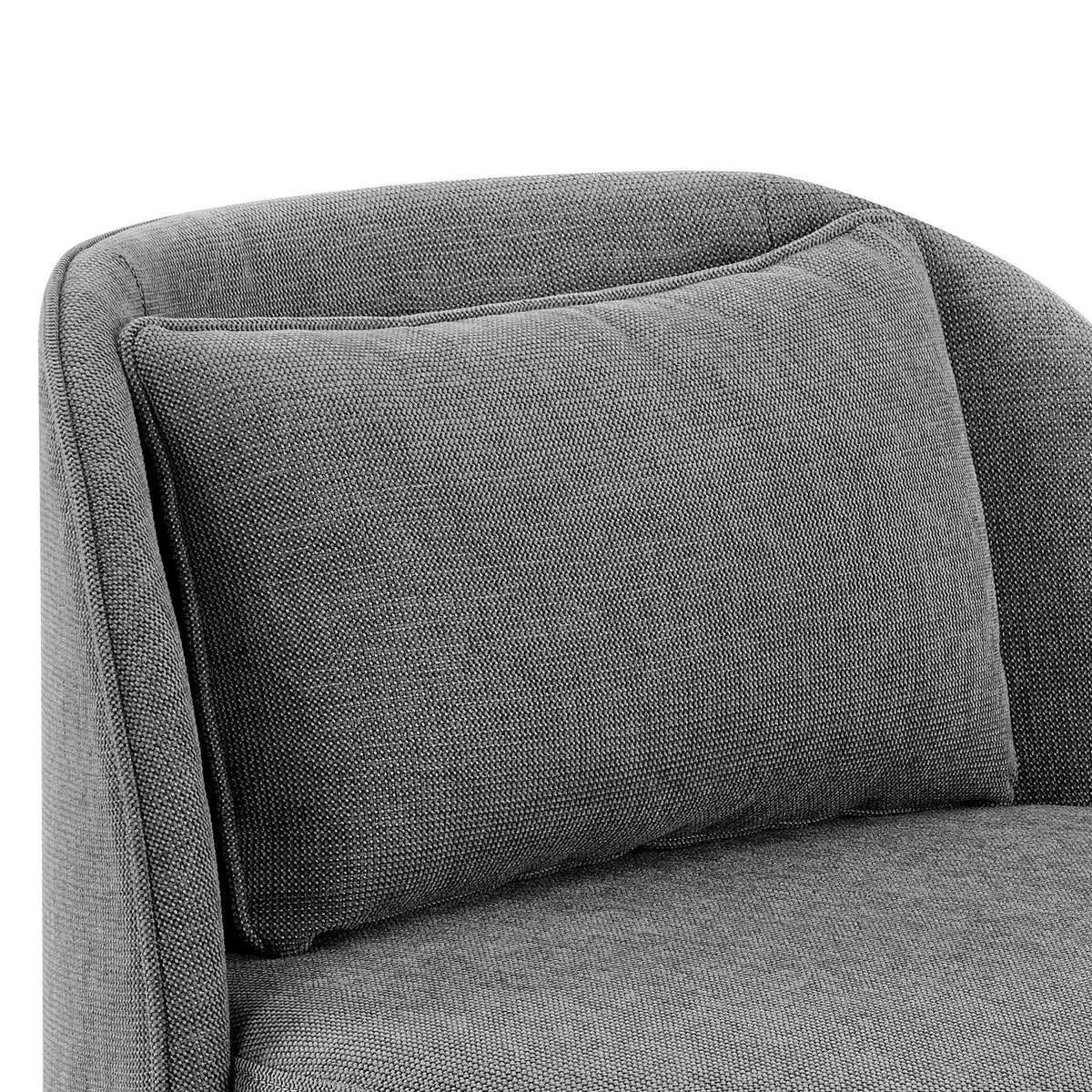 AVERO™ Juliet Modern Arch Swivel Accent Chair, Gray - AVERO™