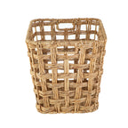 AVERO™ Extra Large Water Hyacinth Twist Decorative Storage Basket with Handles, 19 in x 16 in x 16 in - AVERO™