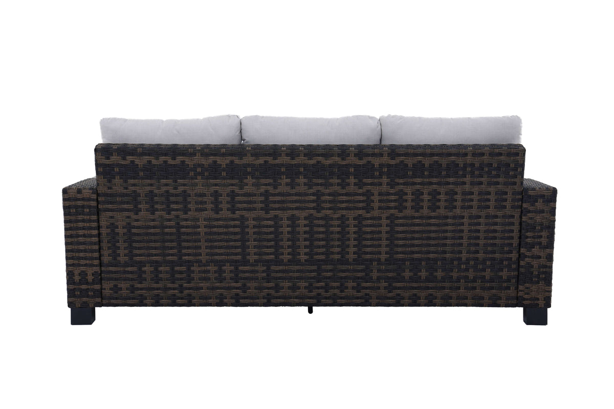 AVERO™ Rockport Outdoor Wicker Sofa, Brown - AVERO™