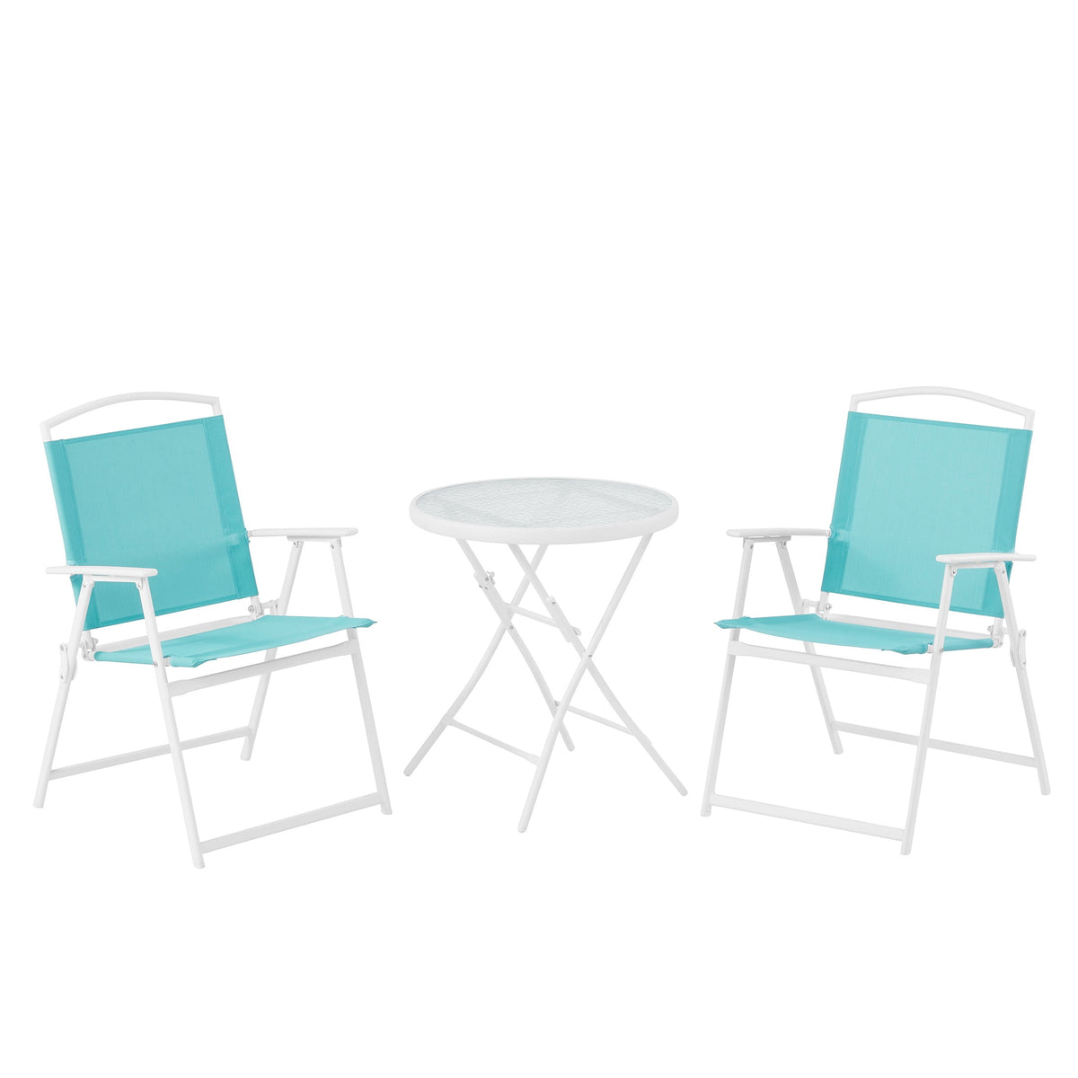 AVERO™ Albany Lane 3-Piece Bistro Set, Aqua - AVERO™