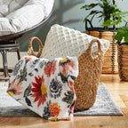 AVERO™ Extra Large Natural Water Hyacinth Boat Decorative Storage Basket - AVERO™
