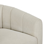 AVERO™ Lillian Accent Swivel Chair, Cream Linen - AVERO™