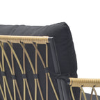 AVERO™ Lilah Outdoor Wicker Loveseat, Black - AVERO™