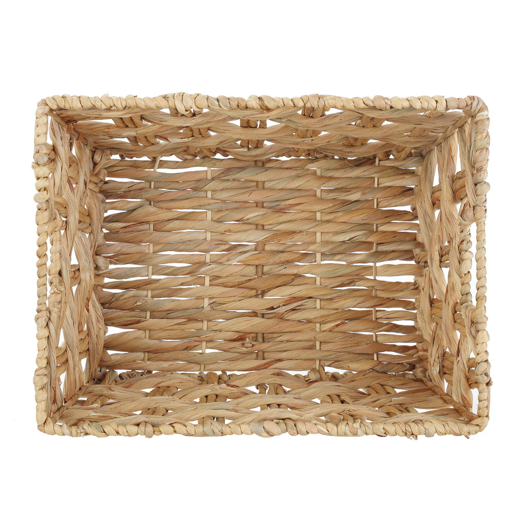AVERO™ Medium Hyacinth Twist Storage Basket with Handles, 2 Pack - AVERO™