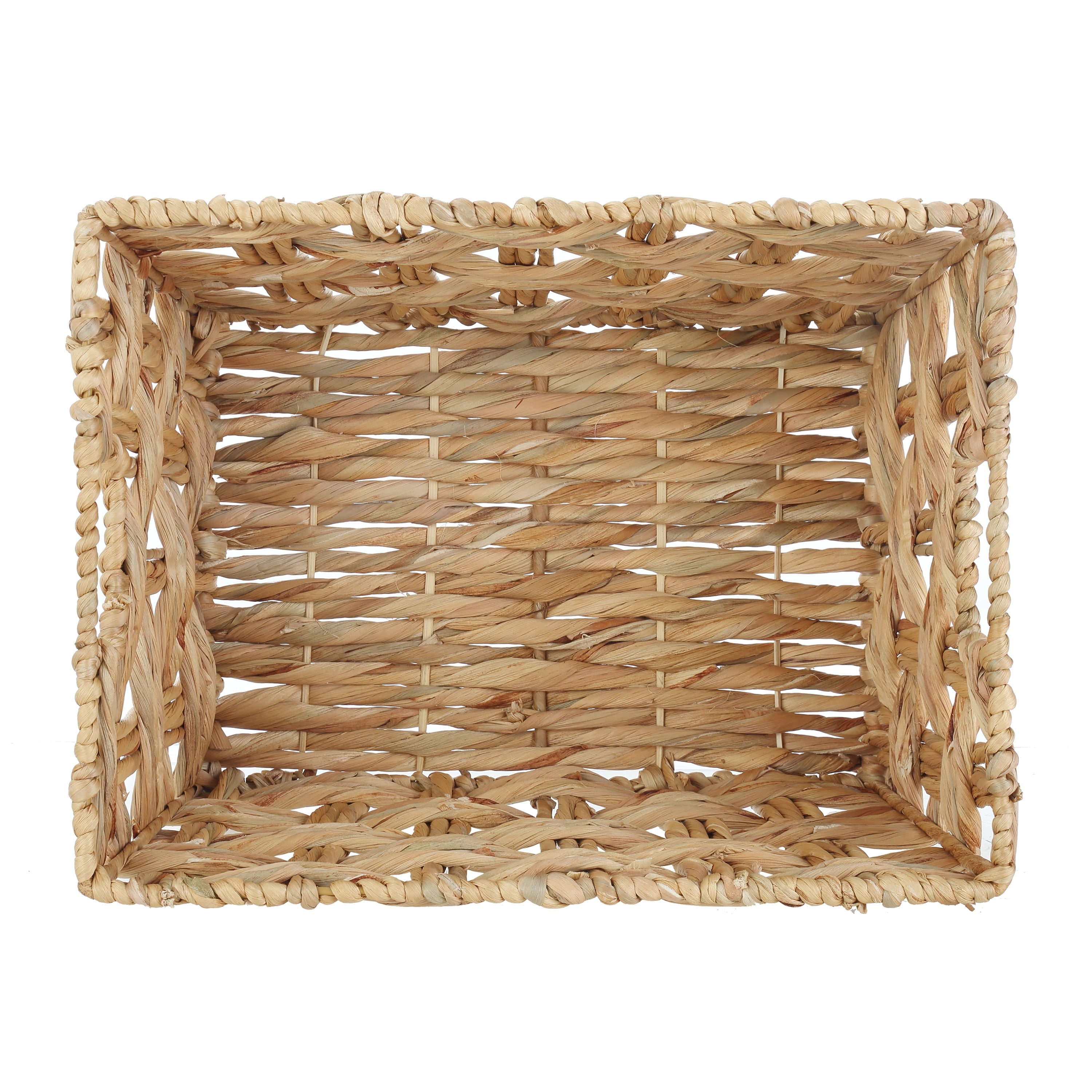 AVERO™ Medium Hyacinth Twist Storage Basket with Handles, 2 Pack - AVERO™