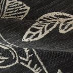 AVERO™ 7' x 10' Black & White Floral Outdoor Rug - AVERO™