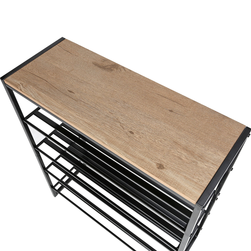 AVERO™ Jace 5-Tier Shoe Rack, Metal Steel, 15 Pairs of Shoes, Multi-Functional - AVERO™