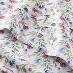 AVERO™ 4-Piece 300 Thread Count Bashful Blooms Cool Cotton Sateen Bed Sheet Set, Queen - Deep Pocket - AVERO™