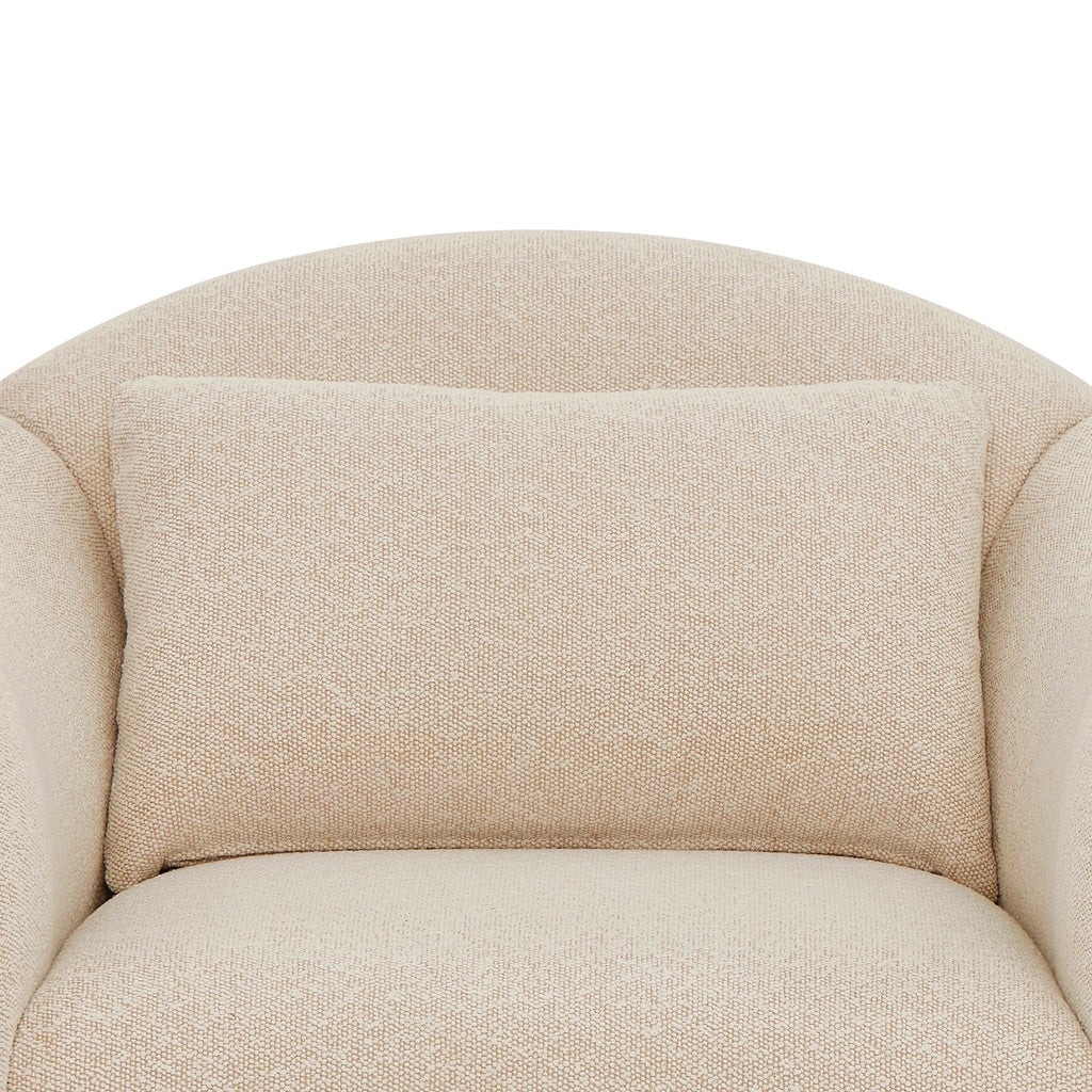 AVERO™ Beautiful Barrymore Accent Chair , Cream Shearling - AVERO™