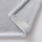 AVERO™ Silver Luxury Velvet Plush Blanket, King Bedding - AVERO™