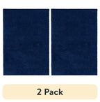 AVERO™ (2 pack) Traditional Solid Navy Youth Shag Indoor Area Rug, 5 ft x 7 ft - AVERO™