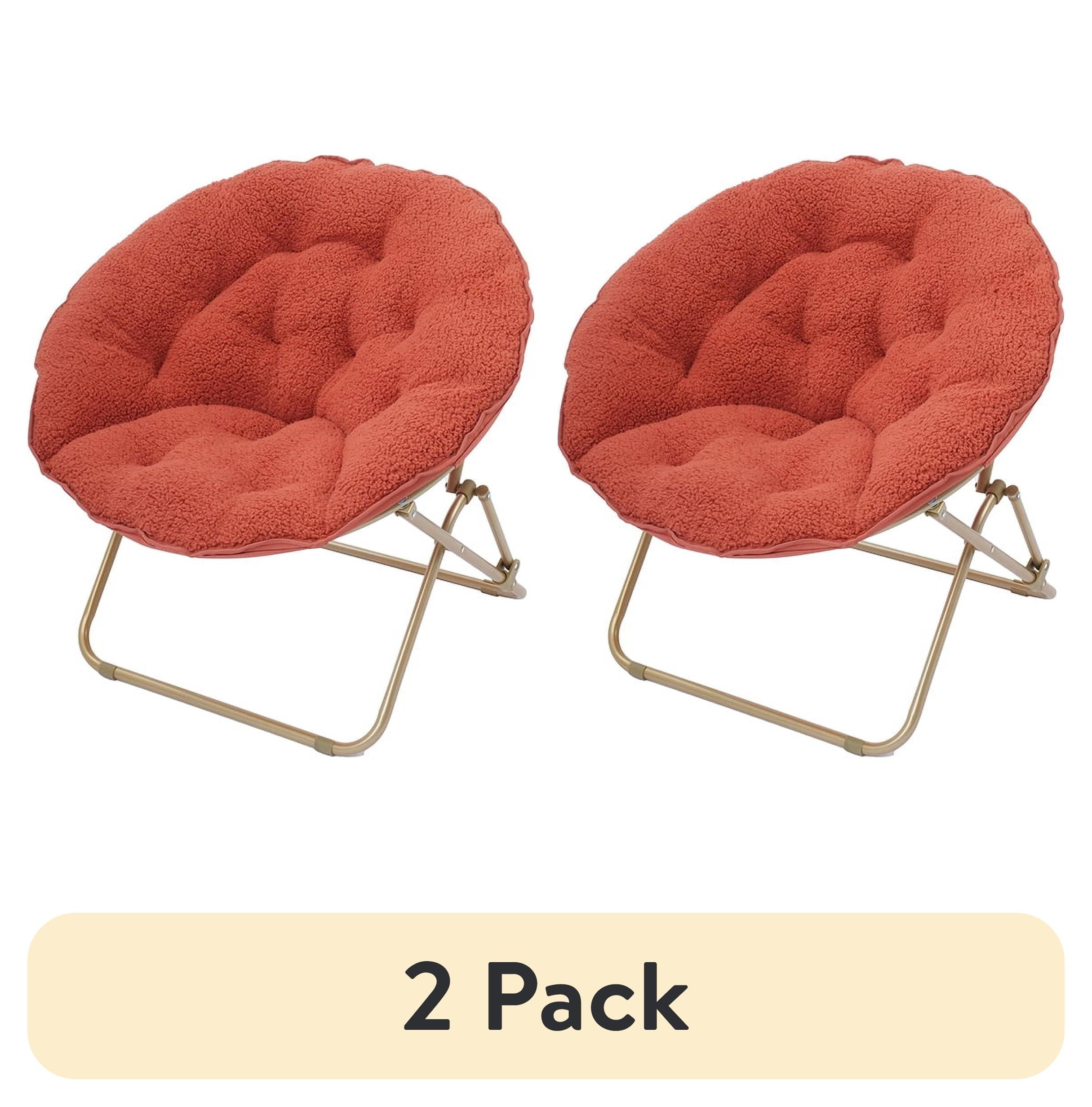 AVERO™ (3 pack) Saucer Chair for Kids and Teens, Black