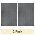 AVERO™ (2 pack) Solid Shag Indoor Area Rug, Gray, 3 ft x 4 ft 8 in - AVERO™