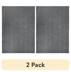 AVERO™ (2 pack) Solid Shag Indoor Area Rug, Gray, 3 ft x 4 ft 8 in - AVERO™