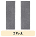AVERO™ (2 pack) Solid Gray Shag Indoor Runner Rug, 1 ft 9 in x 5 ft - AVERO™