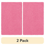 AVERO™ (2 pack) Traditional Solid Pink Youth Shag Indoor Area Rug, 3 ft x 4 ft 8 in - AVERO™